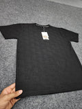 China Knit Texture Dior Printed T-Shirt