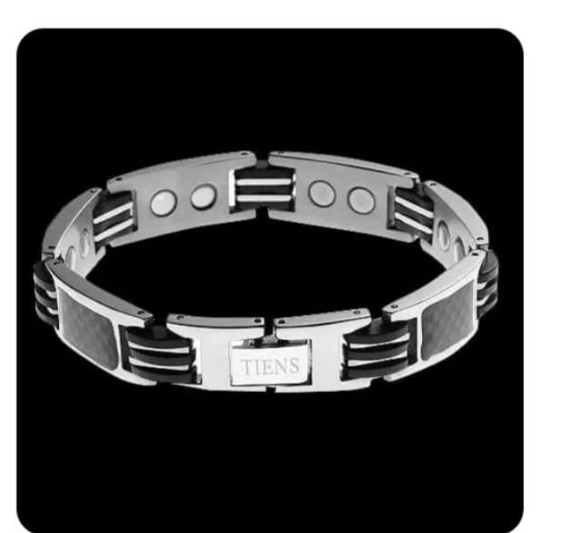 TIENS Ti- Energy Bracelet (Crystal
Black Men's Extended Edition)