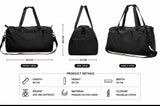 Premium Oxford Travel Duffel Bag – Black | Gym, Travel & Daily Use