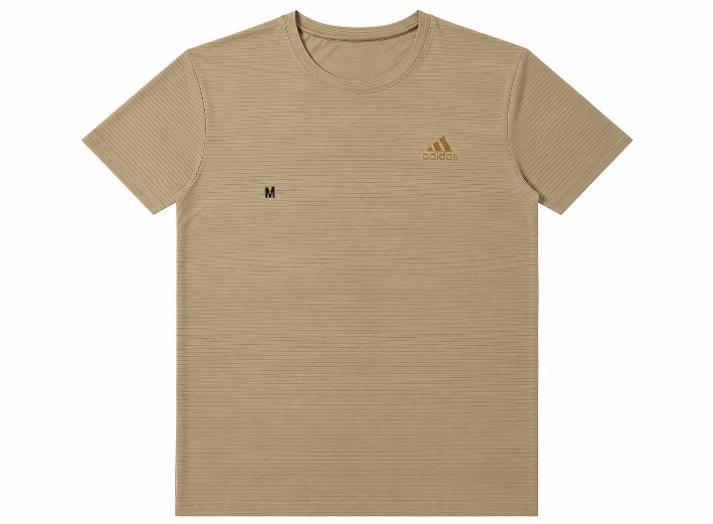 Adidas Premium Ribbed Dry-Fit T-Shirt – Beige | Unisex