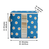 120 & 110 GSM Non Woven Storage Bag In Floral Print (Pink)